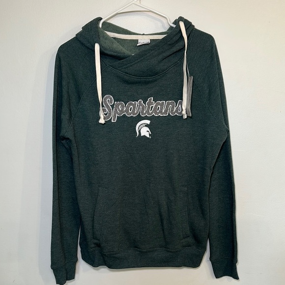 NWT Michigan State Spartans Hoodie Green Size Medium - Picture 1 of 5